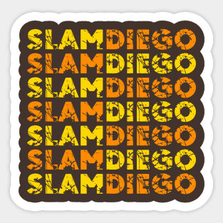 Slam Diego Sticker